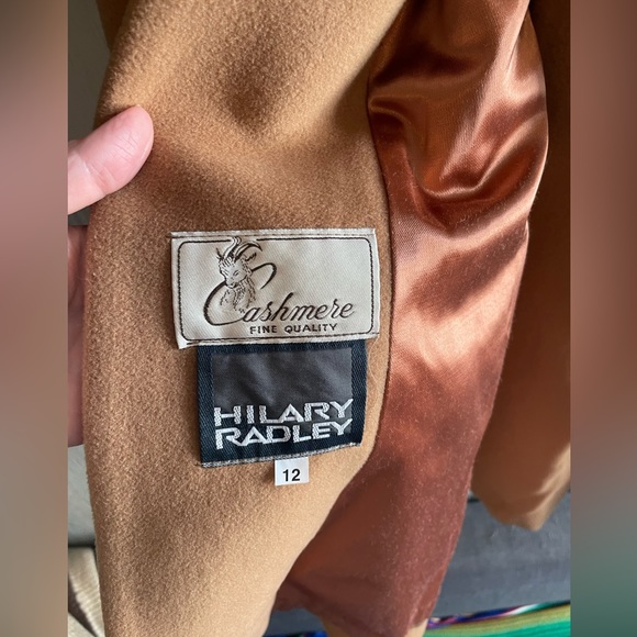 Hilary Radley Cashmere Coat. Size XL. - Picture 4 of 8
